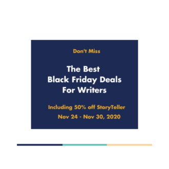 Black Friday 2020 Deals for Fiction Writers