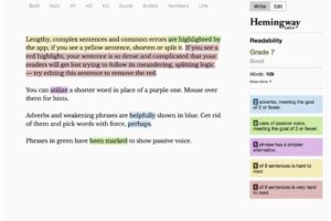 Hemingway Editing Software