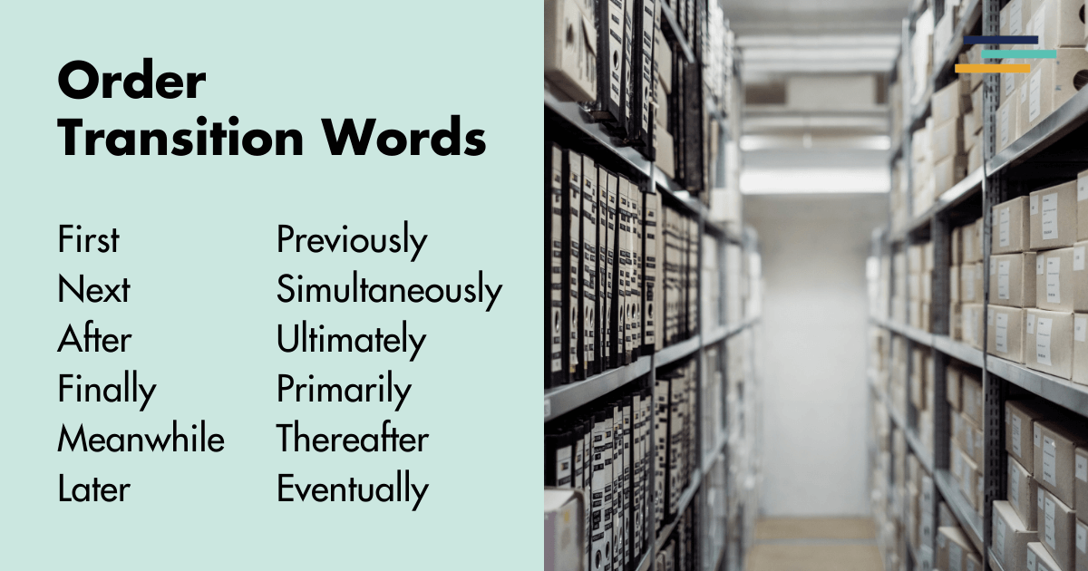 order transition words