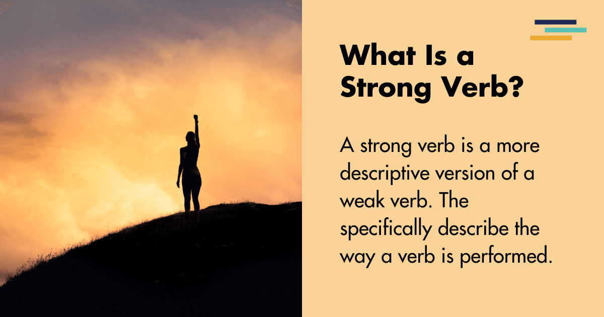 what is a strong verb