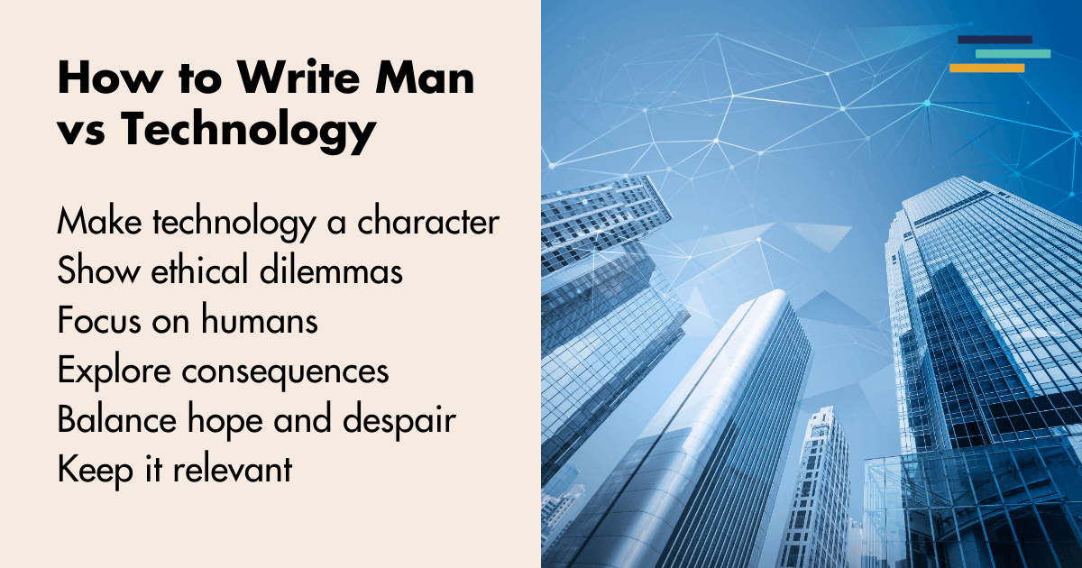 how to write man vs technology