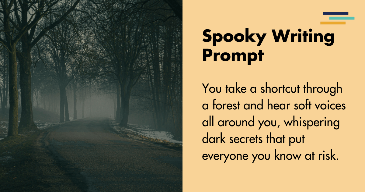 spooky writing prompts