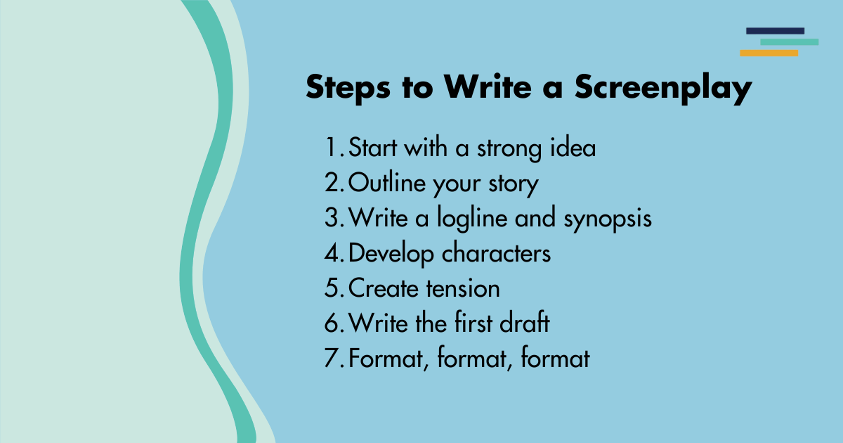 steps to write a screenplay