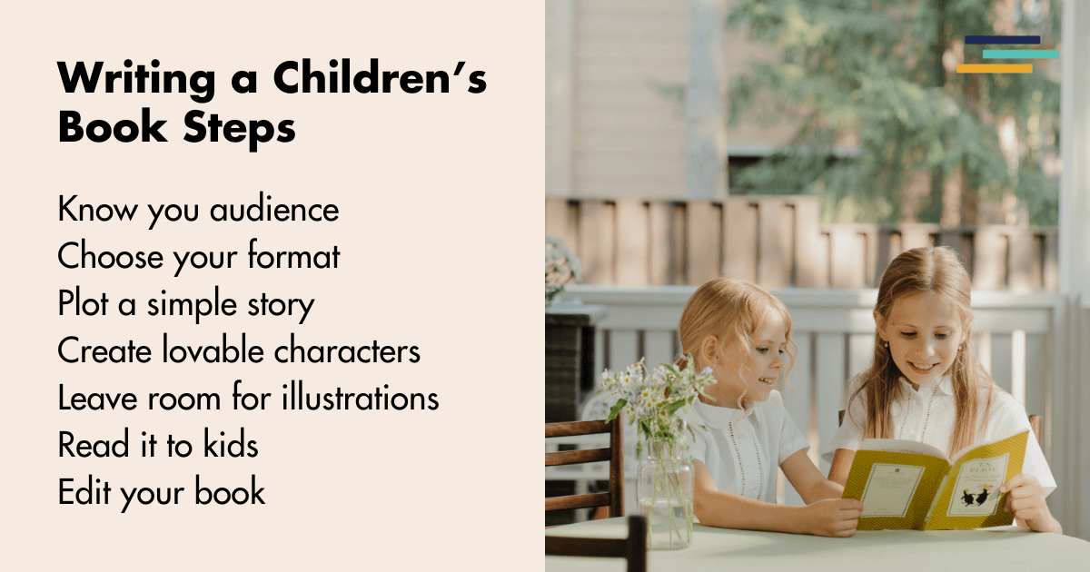 steps to write a children's book